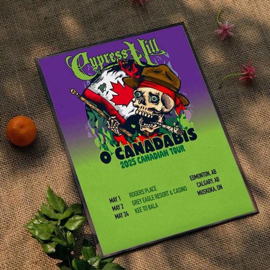 Discover Cypress Hill May 2025 Canadian Tour Poster