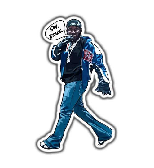 Discover Kendrick Lamar Say Drake Kendrick  sticker