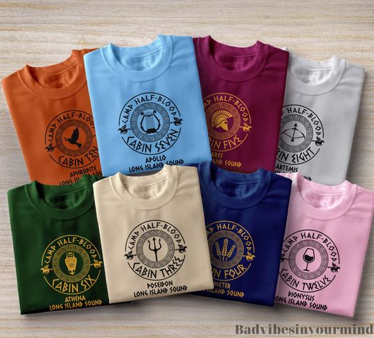 Discover Custom Percy Jackson  T Shirt, Camp Half Blood