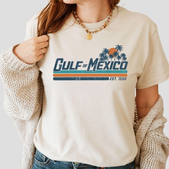 Discover Gulf of Mexico T-Shirt, Gulf Coast Tee, Anti Gulf of America Shirt