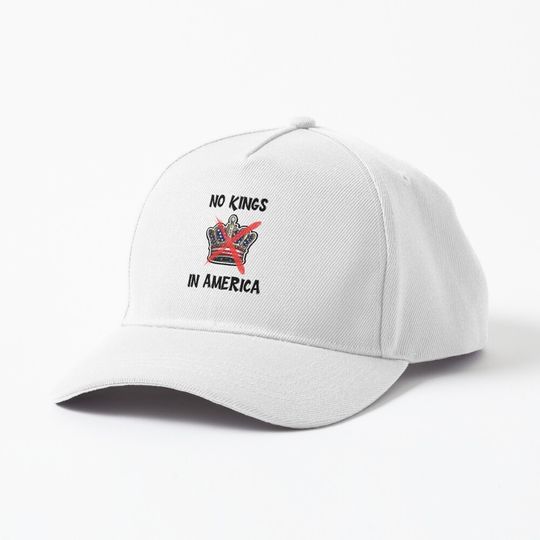 Discover No Kings In America Political Cap, Anti Trump Baseball Cap
