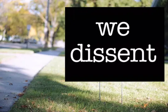 Discover We Dissent Anti Fascism Impeach Fvck Trump Save Our Democracy Yard Sign