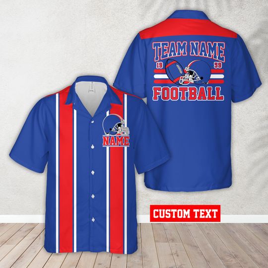 Discover Personalized Name Football Team Hawaiian Shirt