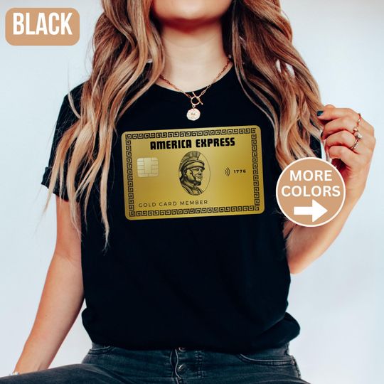 Discover Trump Gold Card Shirt MAGA Trump Tshirt Merch Donald Trump Gold Card