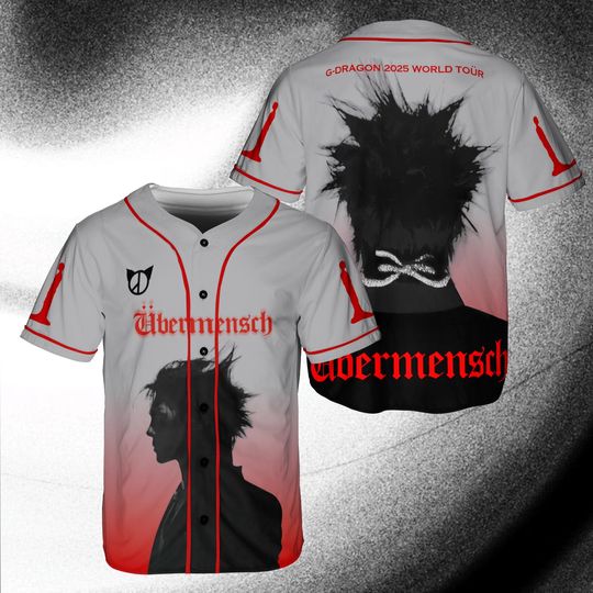 Discover Ubermensch Gdragon Baseball Jersey, GDragon BigBang Jersey