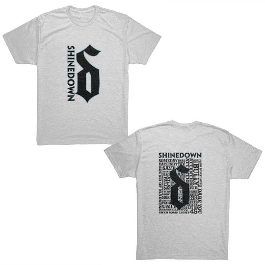 Discover shine down shirt top shine down music shirt
