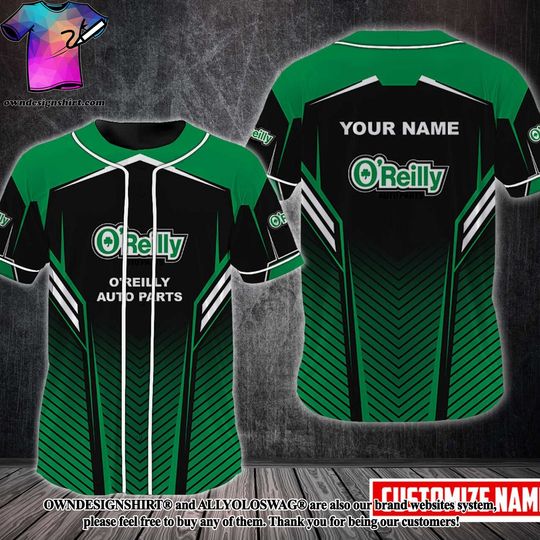 Discover Personalized O’reilly Auto Parts Summer Vibes Baseball Jersey