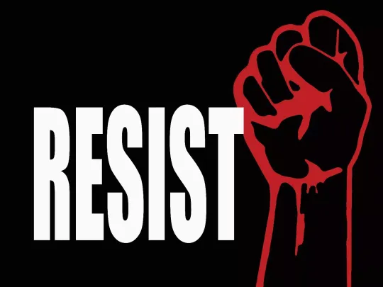 Discover Resist Yard Sign, Anti Trump Yard Sign