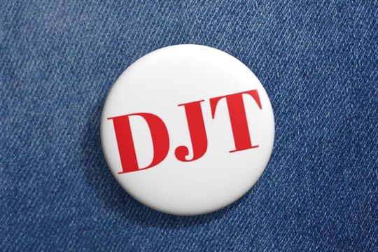 Discover Trump Pin, Donald Trump Pin Button, Trump Supporter Pin Button