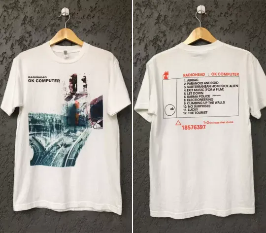 Discover Radiohead Ok Computer Album T-shirt