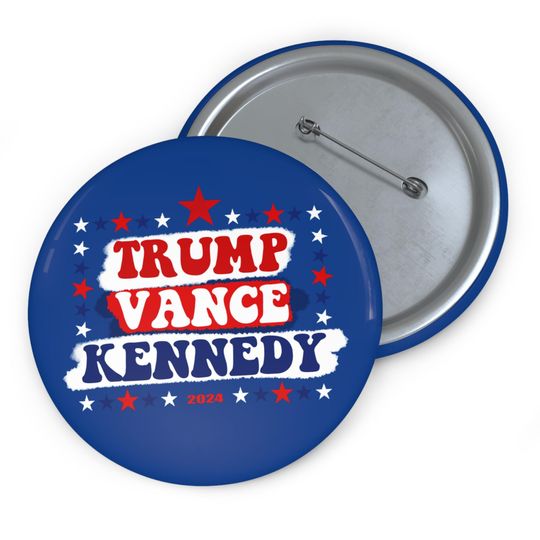 Discover Trump Vance Kennedy Pin Button