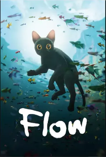 Discover Flow 2024 Animation Adventure Family Fantasy Cinema Film Movie - POSTER