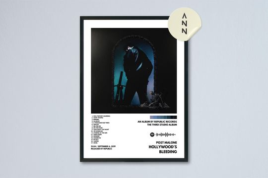 Discover Post Malone - Hollywood's Bleeding Album Poster