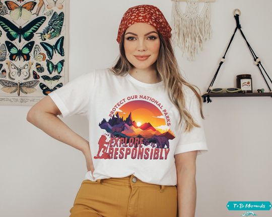 Discover Protect our National Parks Shirt, National Park Shirt, National Park Gift
