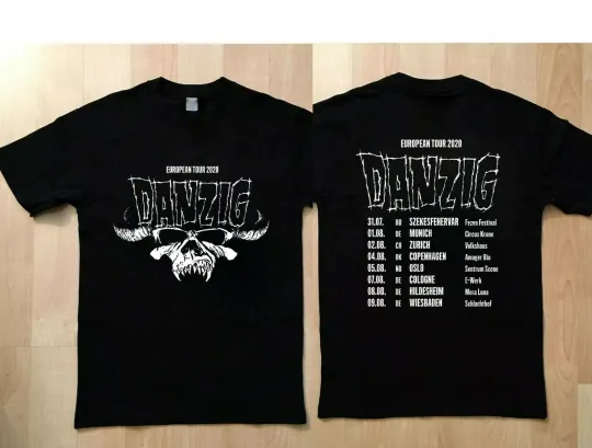 Discover Danzig European Tour 2020 T Shirt New, Shirt For Music Fan