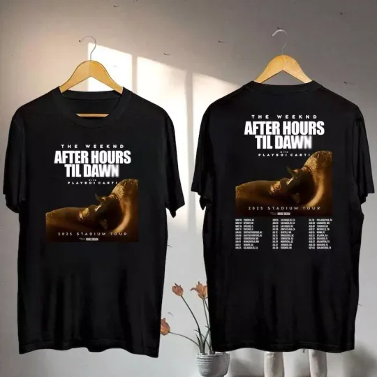 Discover Weeknds After Hours Til Dawn Tour 2025 Shirt