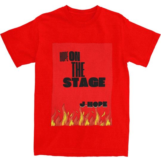 Discover Kpop  J-Hope Hope On The Stage Tour 2025 T-Shirt Novelty T-Shirts