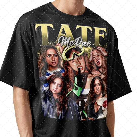 Discover Vintage Tate McRae Shirt, Tate McRae Shirt for Fans, Music Shirt Gift for Fans