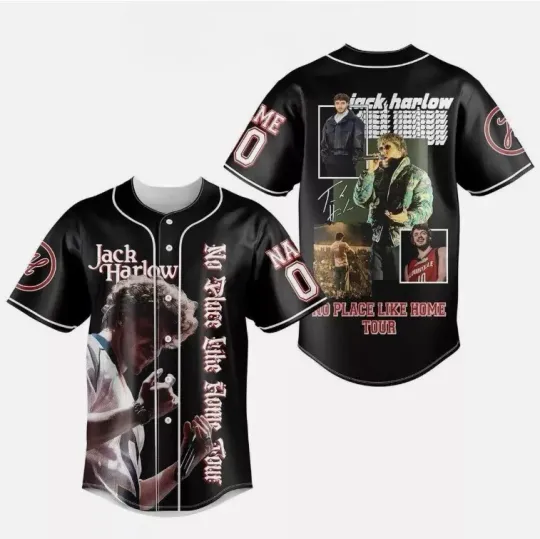 Discover J Harlo No Place Like Home 2024 Tour Personalized Baseball Jersey