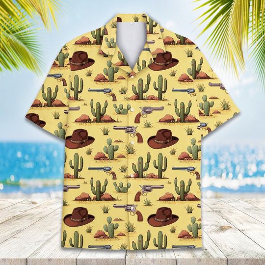 Discover Western Cowboy Hawaiian Shirt for Men Women Youth