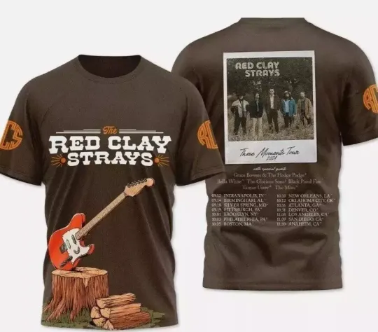 Discover The Red Clay Strays These Moments Tour 2025 AOP 3D T-shirt