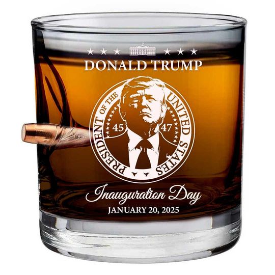 Discover Bulletproof Trump Inauguration Whiskey Glass