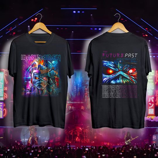 Discover The Future Past 2024 World Tour Black T-Shirt