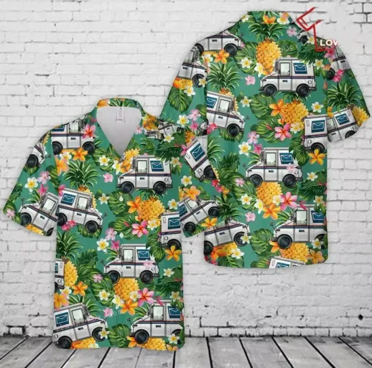 Discover Postal Worker Hawaiian Shirt, Gift For Her, Him