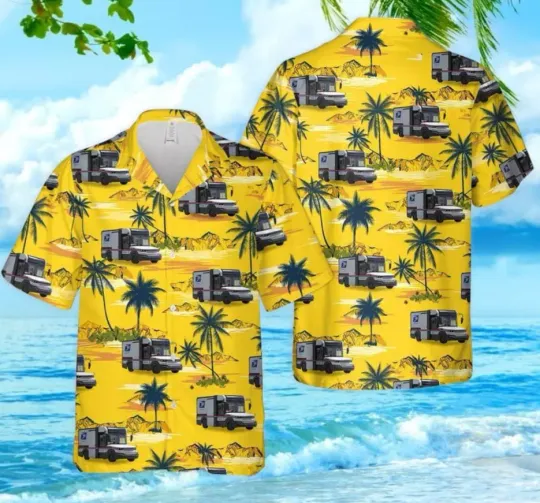 Discover United SPS Truck Hawaiian Shirt, Gift For Summer Vacation