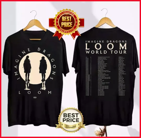 Discover Imagine Dragons Loom Music Tour 2024 T-Shirt Gift For Fans