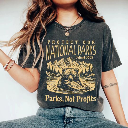 Discover Support National Parks Shirt, Subtle Anti Trump Shirt, Fck Elon Musk Shirt