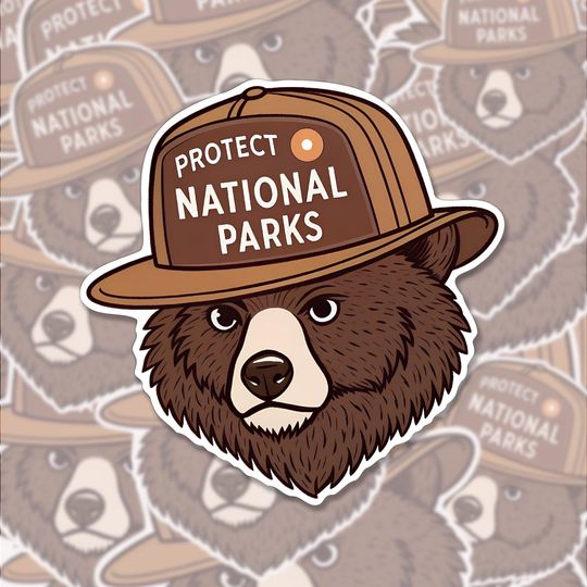 Discover Protect Our Parks Sticker - National Park Conservation Sticker