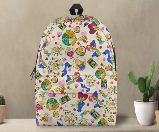 Discover The Simpsons Family Backpack, The Simpsons School Bag