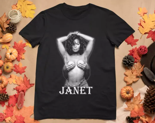 Discover New Janet Jackson Music T shirt Black Men Size S M L 234XL CC12