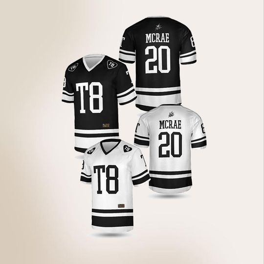 Discover Tate Mcrae T8 Hockey Jersey, T8 Mcrae Jersey, Tate McRae 2025 Concert