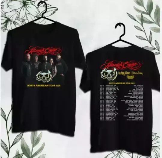 Discover KILLSWITCH ENGAGE AMERICAN TOUR 2025 T Shirt S-5XL