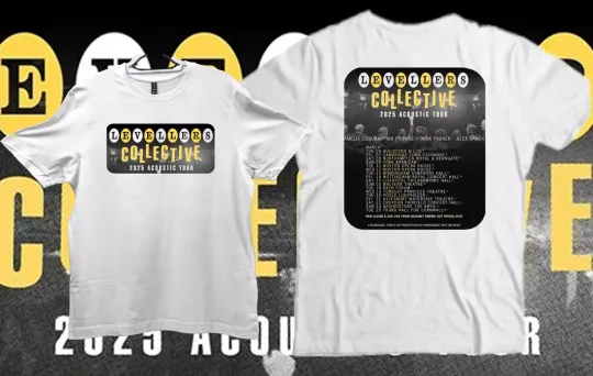 Discover Levellers, 2025 Acoustic Tour T shirts. Sublimation Print. Unofficial