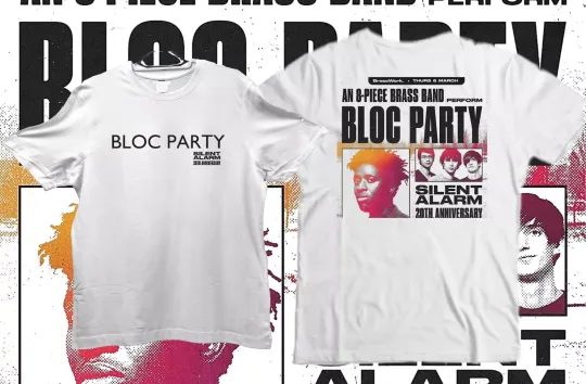 Discover Bloc Party Silent Alarm 20th Anniversary  t shirts