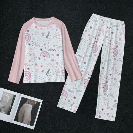 Discover Rainbow Swirl 2 Piece Women's Pajamas