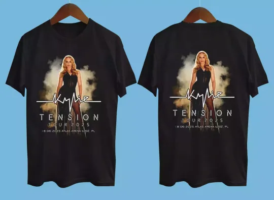 Discover Kylie Minogue Tension Tour 2025 T-Shirt
