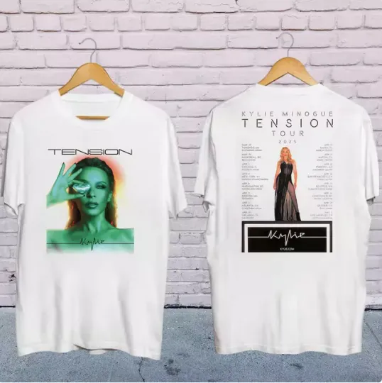 Discover Kylie Minogue 2025 Shirt, Kylie Minogue Tension World Tour Shirt
