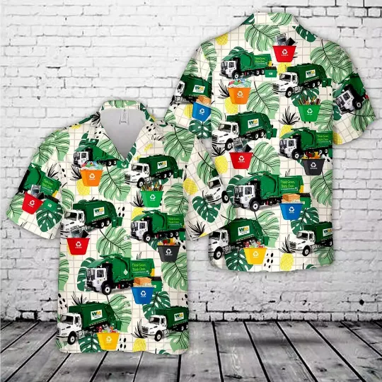 Discover Waste Management Hawaiian Shirt Aloha Shirt