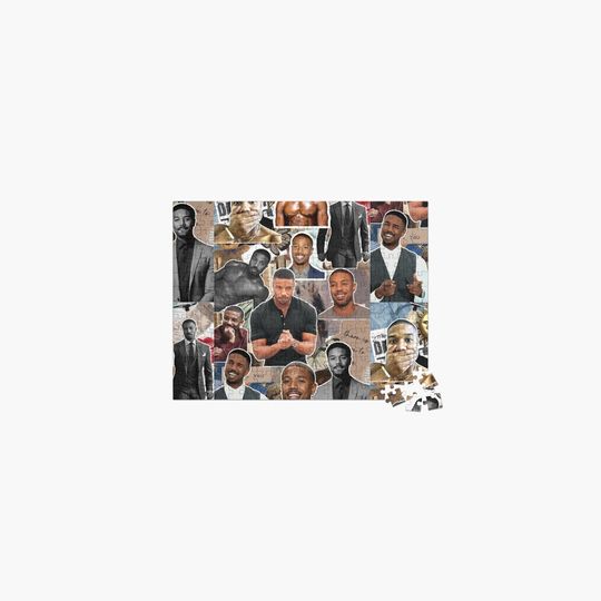 Discover Michael B. Jordan photo collage Jigsaw Puzzle
