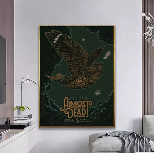 Discover Poster Joe Russo's Almost Dead Tour Savannah, GA Feb 13 2025