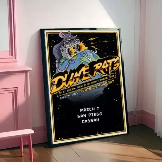 Discover DuneRats in San Diego March 7 2025 Tour Poster