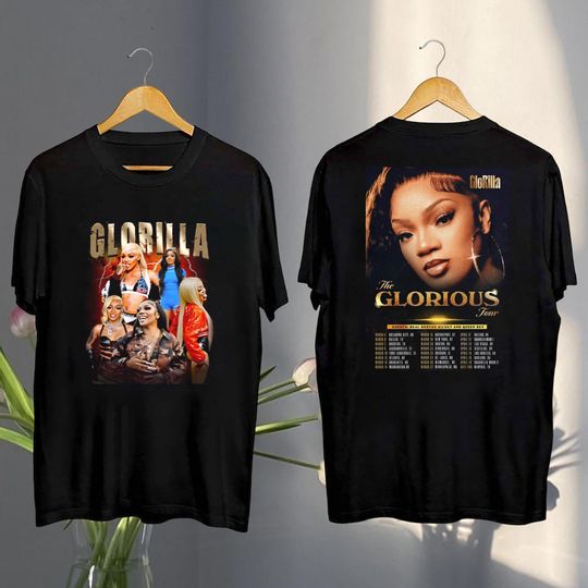 Discover GloRilla Bootleg Shirt, 2025 GloRilla Glorious Tour Shirt, GloRilla Tour Merch