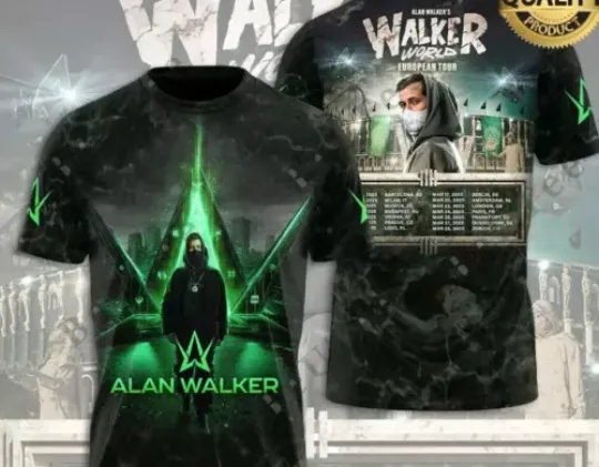 Discover A Walker Walker World Tour 2024 2025 3D T-Shirt