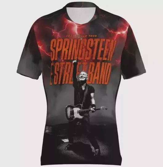 Discover Bruce Springsteen Tour 2025 Fan 3D T Shirt