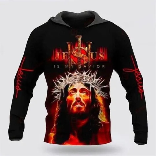 Discover Jesus Is My Savior Hoodie  Christian Hoodie  Bible Hoodies
