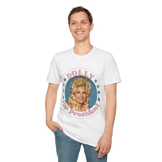 Discover Dolly Parton for President Funny Graphic Tee T-Shirt